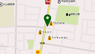個別指導 学参 小山校の地図画像