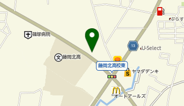 個別指導 学参 藤岡校の地図画像