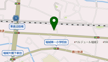 個別指導 学参 稲城校の地図画像