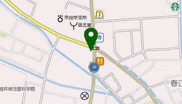 個別指導 学参 春江校の地図画像