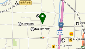 個別指導 学参 木津校の地図画像