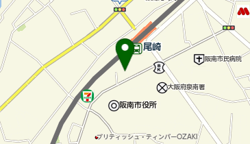 個別指導 学参 阪南校の地図画像