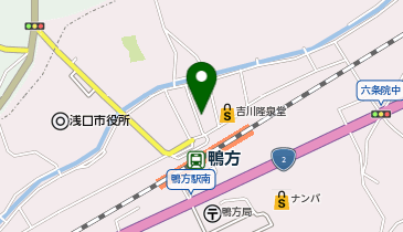 個別指導 学参 鴨方校の地図画像