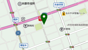 個別指導 学参 井原校の地図画像