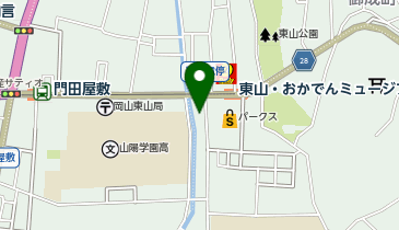 個別指導 学参 東山校の地図画像