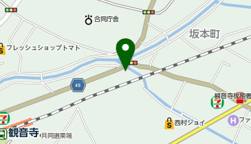 個別指導 学参 観音寺校の地図画像