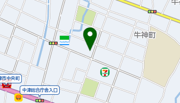 個別指導 学参 中津校の地図画像