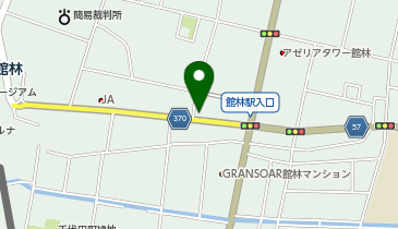 個別指導 学参 館林校の地図画像