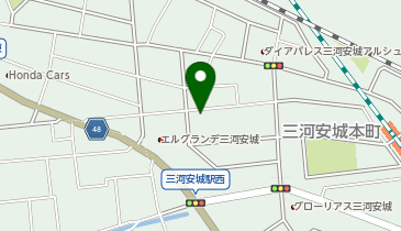 個別指導 学参 安城校の地図画像