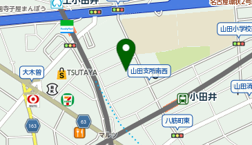 個別指導 学参 上小田井校の地図画像