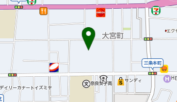 個別指導 学参 奈良校の地図画像