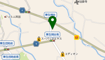 智学園 粟生中央教室の地図画像