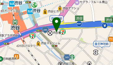トリプレット・イングリッシュ・スクール 渋谷教室の地図画像