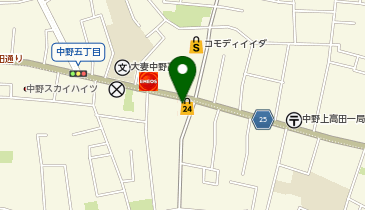 悠々舎・受験科 中野本校の地図画像