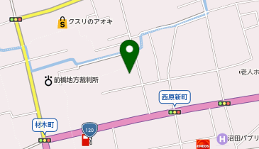 グリフ【小・中学生集団クラスレオ】 本校の地図画像