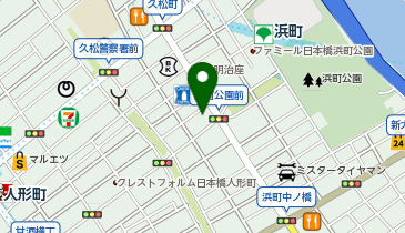 個別指導キャンパス 日本橋浜町校の地図画像