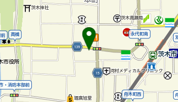 アクシブアカデミー 茨木校の地図画像