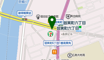 鴎州合格必達個別ゼミ 皆実校の地図画像