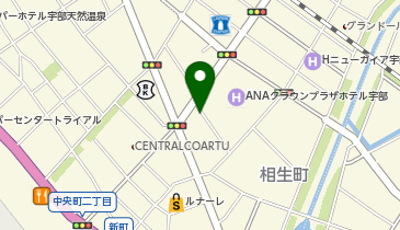 鴎州個別ゼミ 宇部校の地図画像