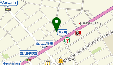 まんてんスクール 西八王子校の地図画像