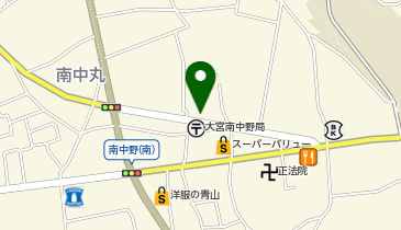 まんてんスクール 南中野校の地図画像