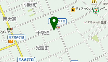 まんてんスクール 豊川校の地図画像
