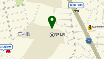 まんてんスクール 岡崎北校の地図画像