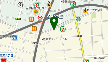 トライ式英会話 自由が丘校の地図画像