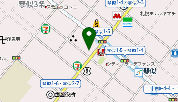 トライ式英会話 札幌琴似校の地図画像