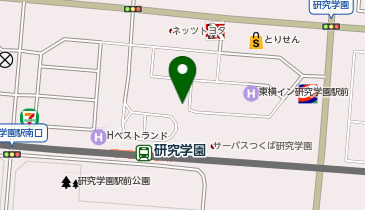 トライ式英会話 研究学園駅前校の地図画像