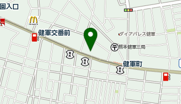 トライ式英会話 健軍校の地図画像