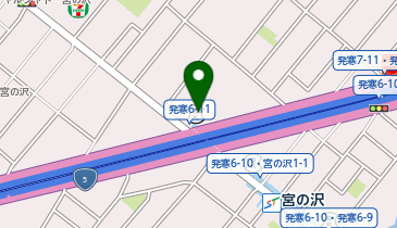 トライ式英会話 宮の沢校の地図画像