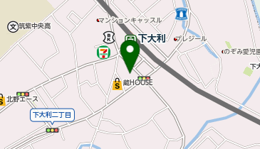 トライ式英会話 下大利駅前校の地図画像