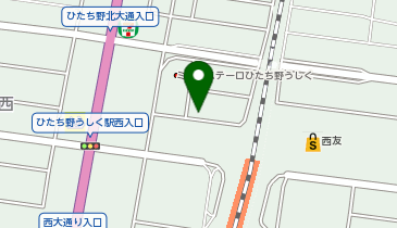 トライ式英会話 ひたち野うしく駅前校の地図画像