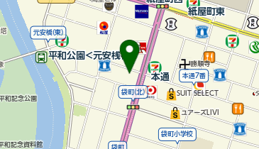 トライ式プログラミング教室 本通駅前校の地図画像