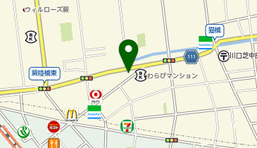BE studio 蕨教室の地図画像