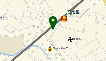 BE studio 七里教室の地図画像