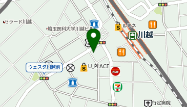 BE studio 川越教室の地図画像