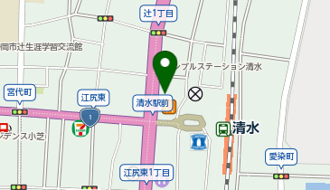 個別学習塾『DOJO』 清水駅前校の地図画像