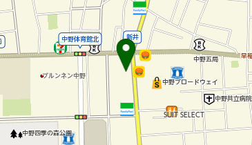 個別学習塾『DOJO』 中野校の地図画像