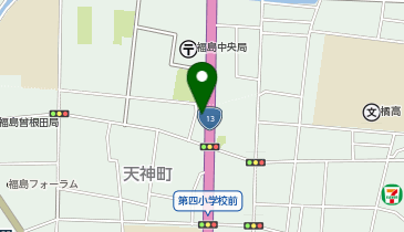 まんてんスクール 福島北校の地図画像