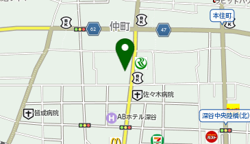 まんてんスクール 深谷校の地図画像