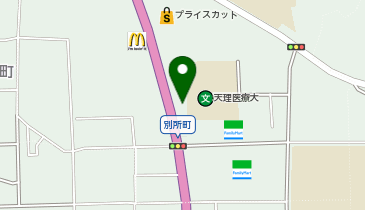 まんてんスクール 天理校の地図画像