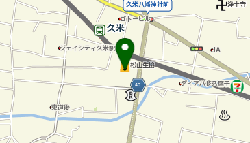 まんてんスクール 久米校の地図画像