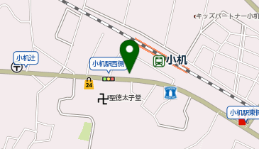 プログラミング教育HALLO(ハロー) 小机校の地図画像