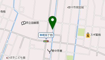 大学受験予備校のトライ 野々市校の地図画像