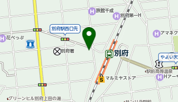 大学受験予備校のトライ 別府駅前校の地図画像