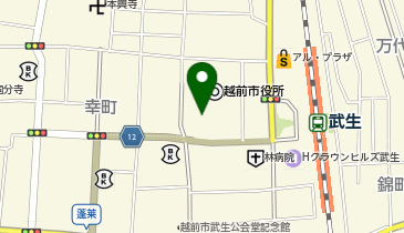 大学受験予備校のトライ 武生校の地図画像