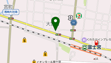 大学受験予備校のトライ 富士宮駅前校の地図画像