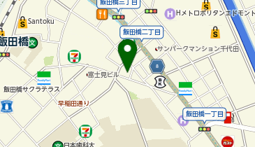 大学受験予備校のトライ 飯田橋本校の地図画像